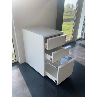 Caisson mobile en bois 3 tiroirs pour bureau TENDANCE 
